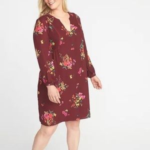 Old Navy Georgette Plus-Size Swing Dress